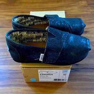 TOMS Classics - Black Glitter